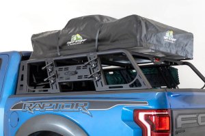 Ford F-150 Chase Rack - Addictive Desert Designs - ADD-Lander Overland Rack - Hammer Black - `15-`27 Ford F-150 Chase Rack - Addictive Desert Designs - ADD-Lander Overland Rack - Hammer Black - `15-`27